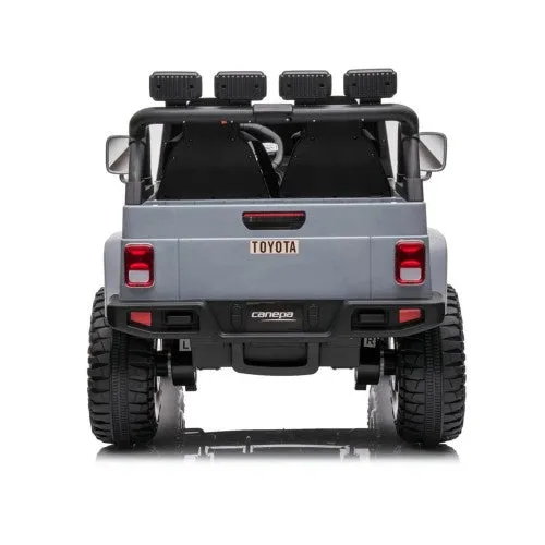 2025 Licensed Toyota 24V FJ-40 | 4x4 Ride On Car Upgraded 2 Seater | Leather Seats | Rubber Tires | Remote