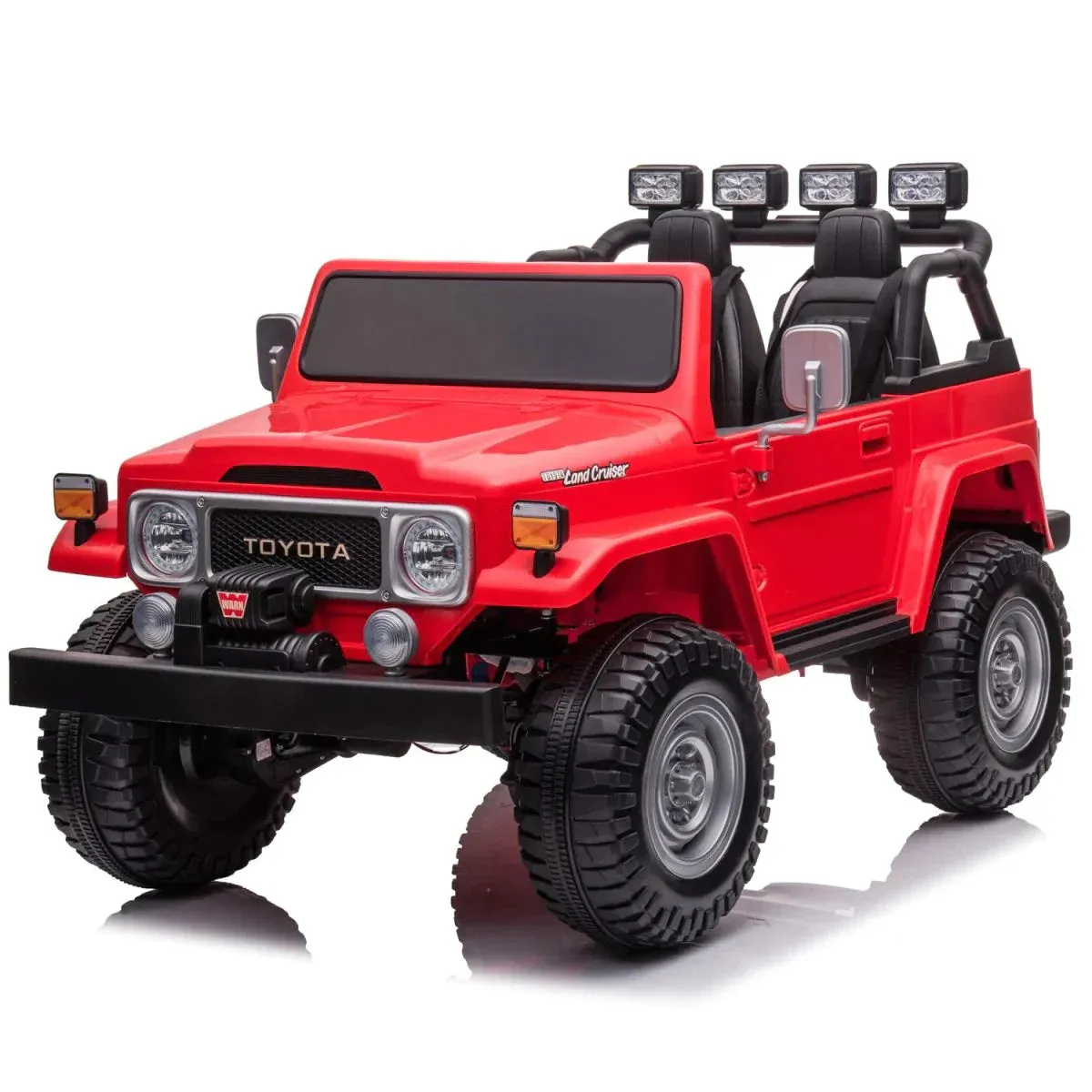 2025 Licensed Toyota 24V FJ-40 | 4x4 Ride On Car Upgraded 2 Seater | Leather Seats | Rubber Tires | Remote