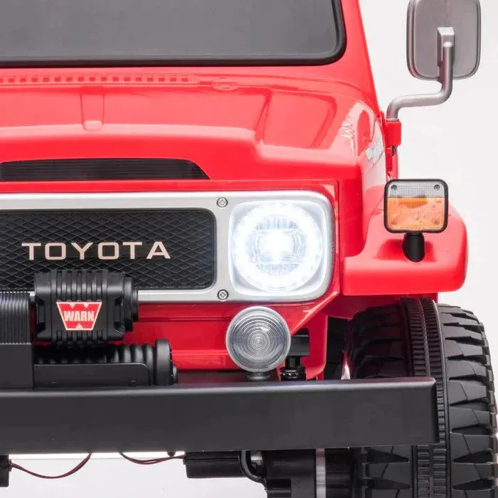 2025 Licensed Toyota 24V FJ-40 | 4x4 Ride On Car Upgraded 2 Seater | Leather Seats | Rubber Tires | Remote