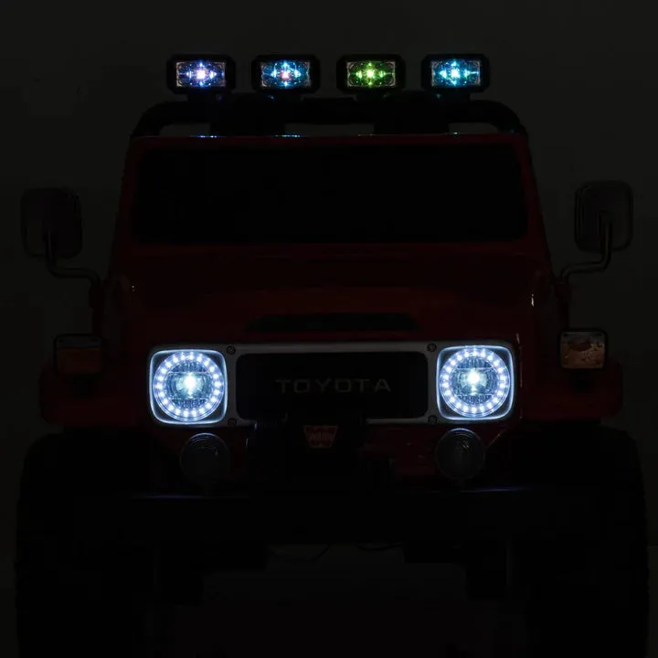 2025 Licensed Toyota 24V FJ-40 | 4x4 Ride On Car Upgraded 2 Seater | Leather Seats | Rubber Tires | Remote