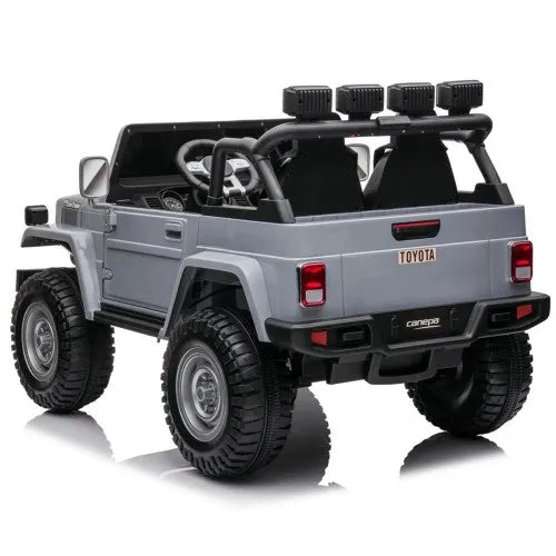 2025 Licensed Toyota 24V FJ-40 | 4x4 Ride On Car Upgraded 2 Seater | Leather Seats | Rubber Tires | Remote