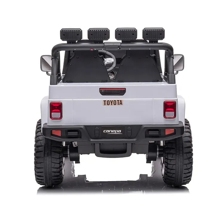 2025 Licensed Toyota 24V FJ-40 | 4x4 Ride On Car Upgraded 2 Seater | Leather Seats | Rubber Tires | Remote