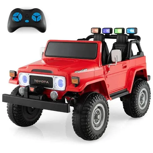 2025 Licensed Toyota 24V FJ-40 | 4x4 Ride On Car Upgraded 2 Seater | Leather Seats | Rubber Tires | Remote