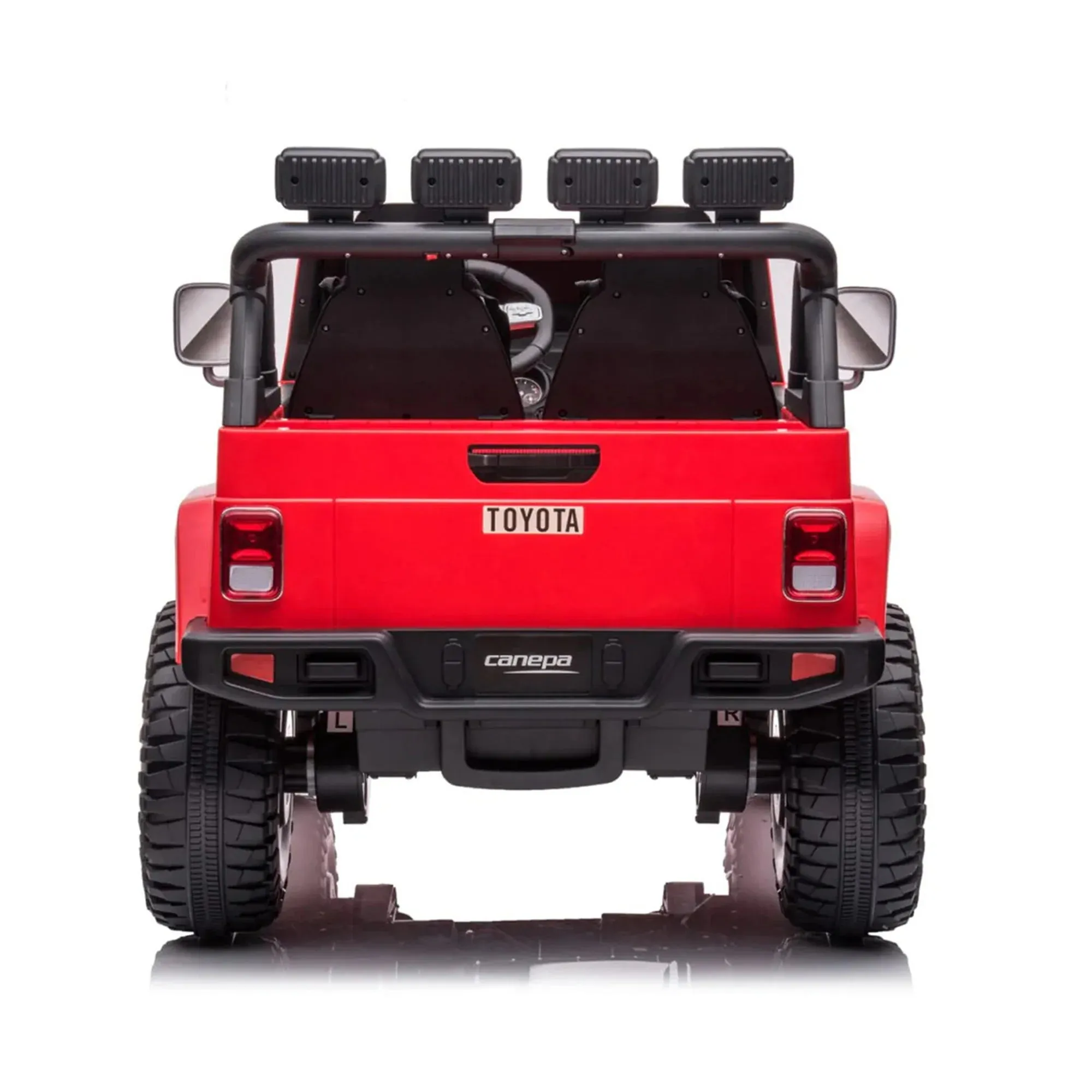 2025 Licensed Toyota 24V FJ-40 | 4x4 Ride On Car Upgraded 2 Seater | Leather Seats | Rubber Tires | Remote