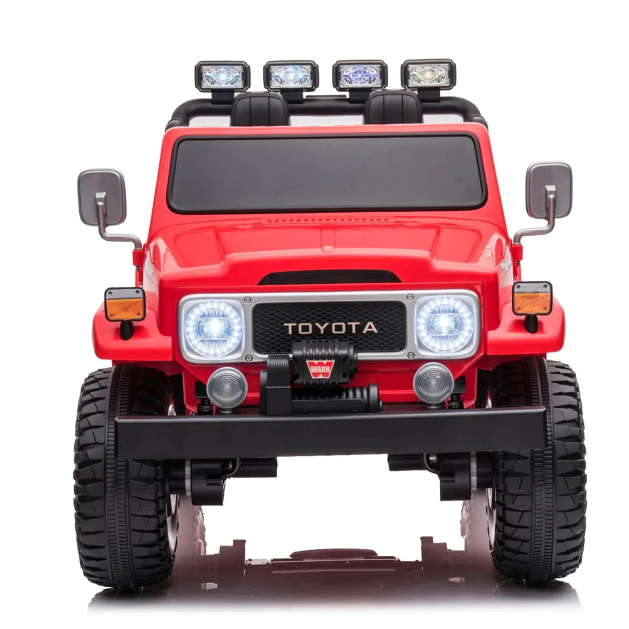 2025 Licensed Toyota 24V FJ-40 | 4x4 Ride On Car Upgraded 2 Seater | Leather Seats | Rubber Tires | Remote