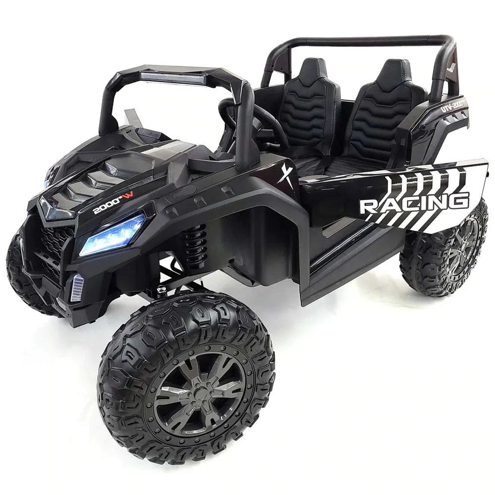 2025 Upgraded 180 Watts BrushLess Motor Xxl UTV 2 Seater Dune Buggy Rubber Tires | Leather Seats | Up To 16KPH