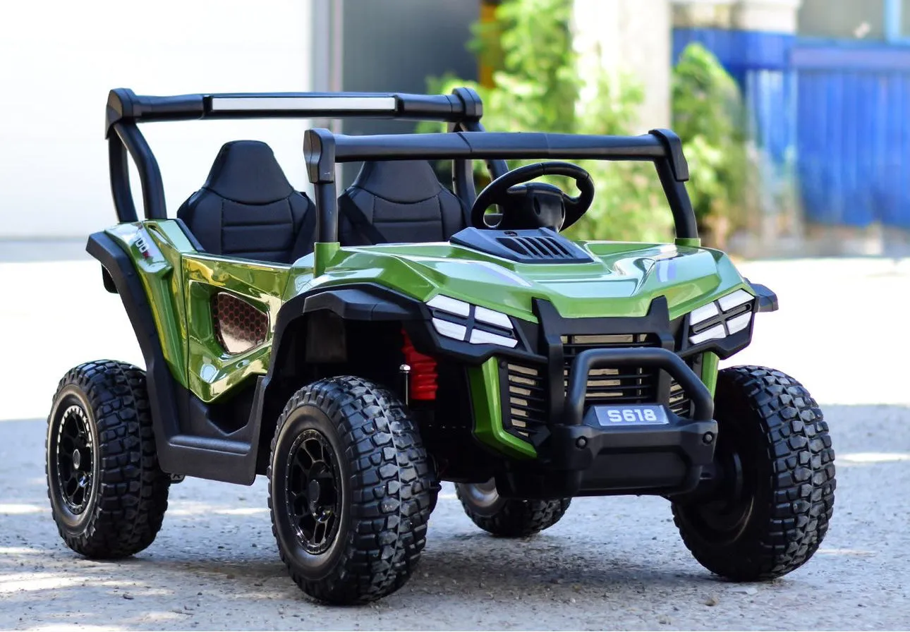 2025 Upgraded 24Volt XL 2 Seater 4x4 Journey Kids Ride On Car Dune Buggy | Leather Seats | Rubber Tires | Remote