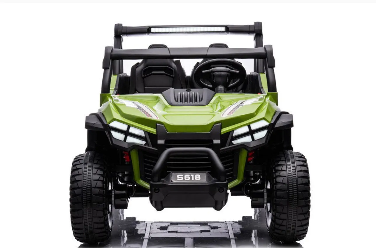 2025 Upgraded 24Volt XL 2 Seater 4x4 Journey Kids Ride On Car Dune Buggy | Leather Seats | Rubber Tires | Remote