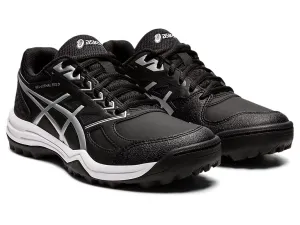 Asics Gel Lethal Field - Black/Pure Silver Cricket Shoes