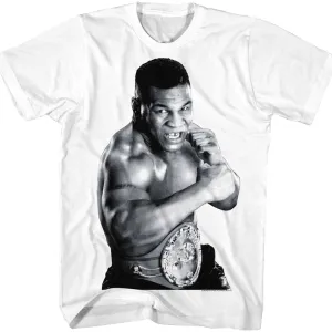 Black and White Mike Tyson T-Shirt