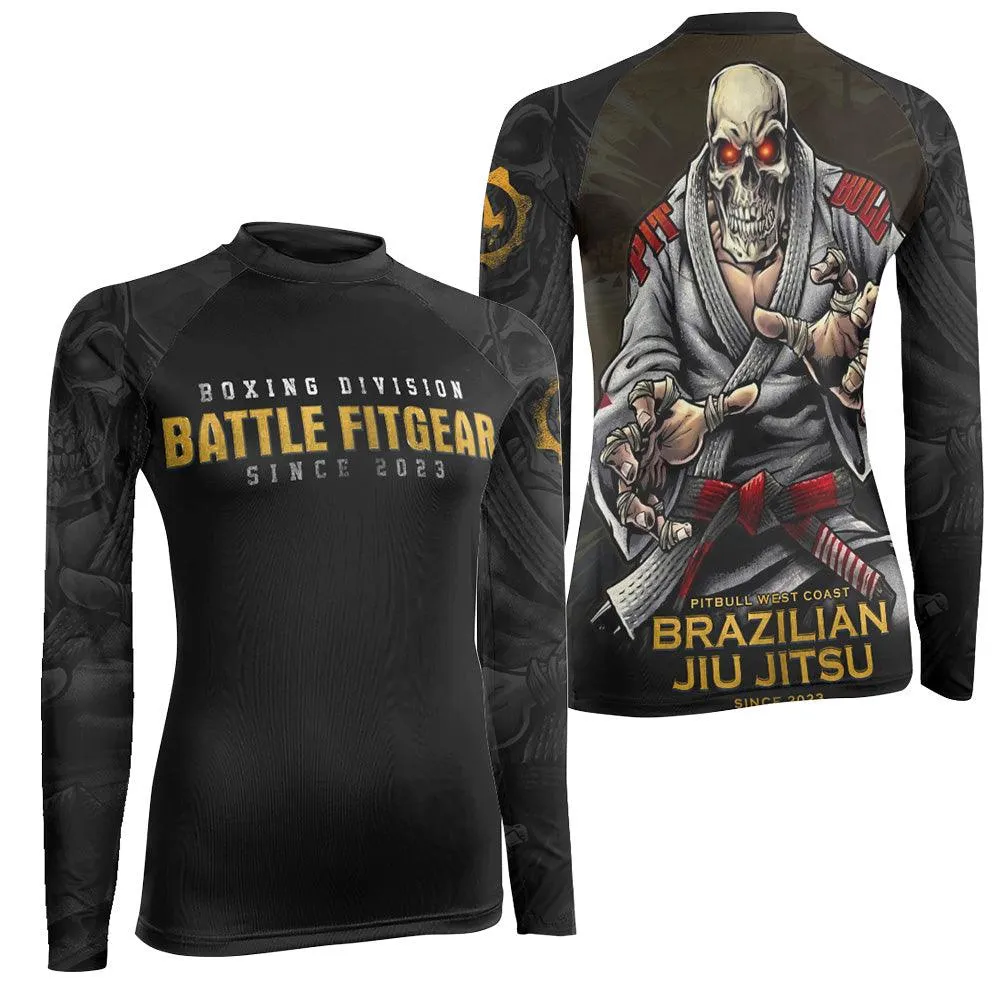 Boxing Division Women's Long Sleeve Rash Guard