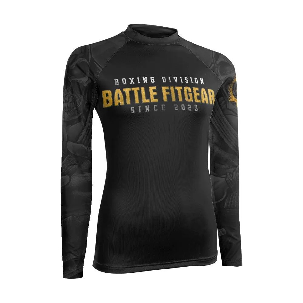 Boxing Division Women's Long Sleeve Rash Guard
