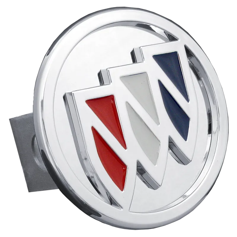 Buick Tri-Color Fill Chr/Chr Class II Trailer Hitch Plug