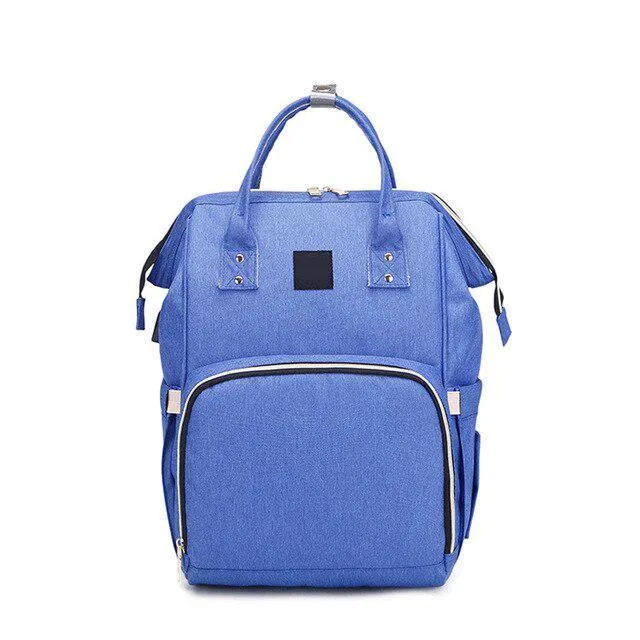 Chic Canvas Diaper Backpack - Stylish Baby Bag for Contemporary Parents