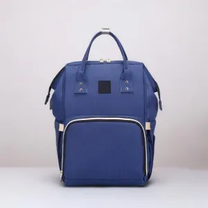Chic Canvas Diaper Backpack - Stylish Baby Bag for Contemporary Parents