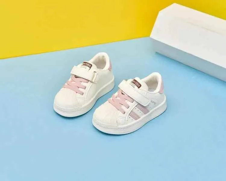 Children's Casual Shoes - Sneakers with Soft Striped Pattern - TSS291