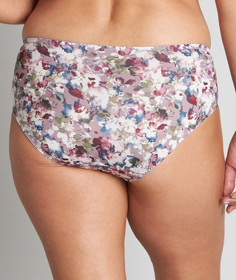 Fayreform Thoughtful Boyleg Brief - Elderberry Floral Print