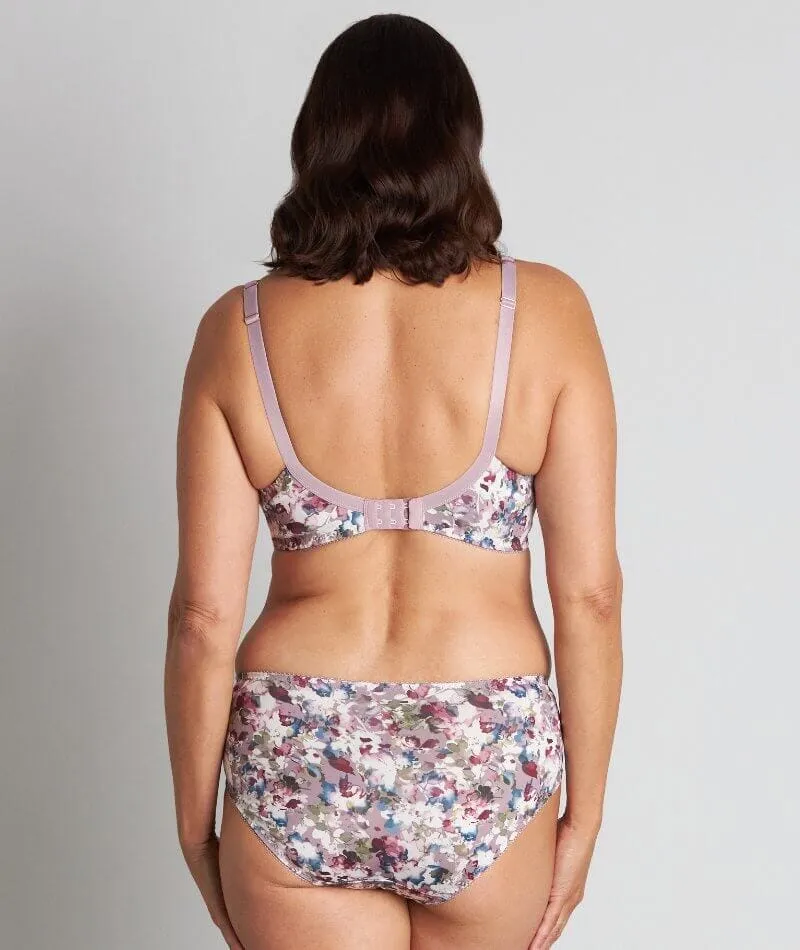 Fayreform Thoughtful Boyleg Brief - Elderberry Floral Print