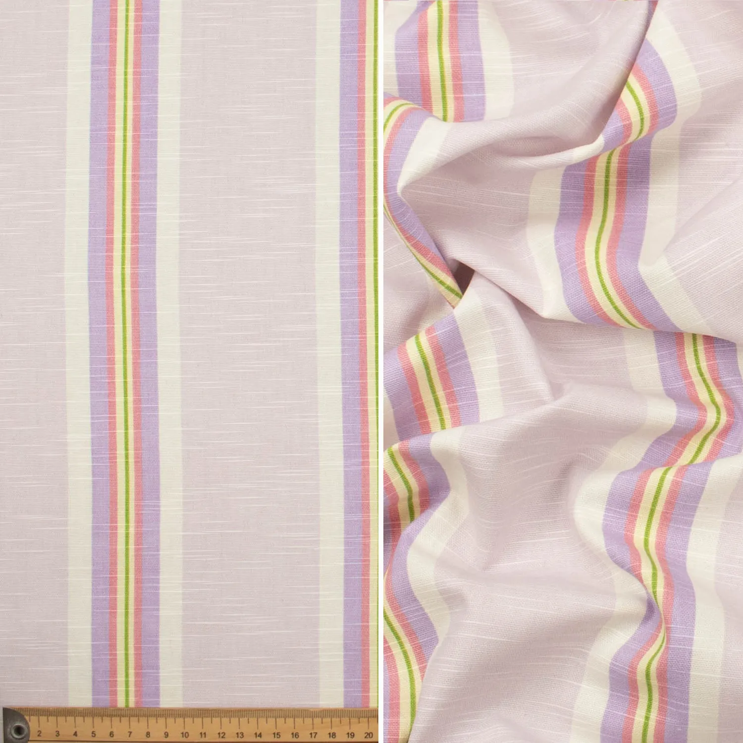 Geometric Stripes & Checks Printed Curtaining/Upholstery Fabric 150cm