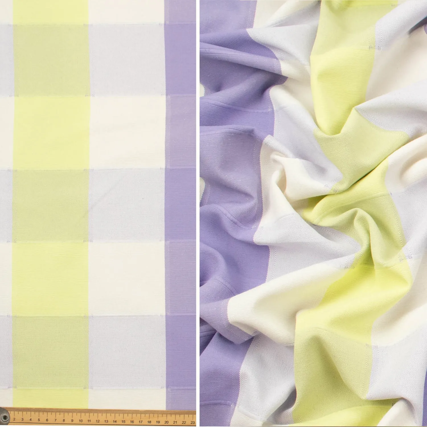 Geometric Stripes & Checks Printed Curtaining/Upholstery Fabric 150cm