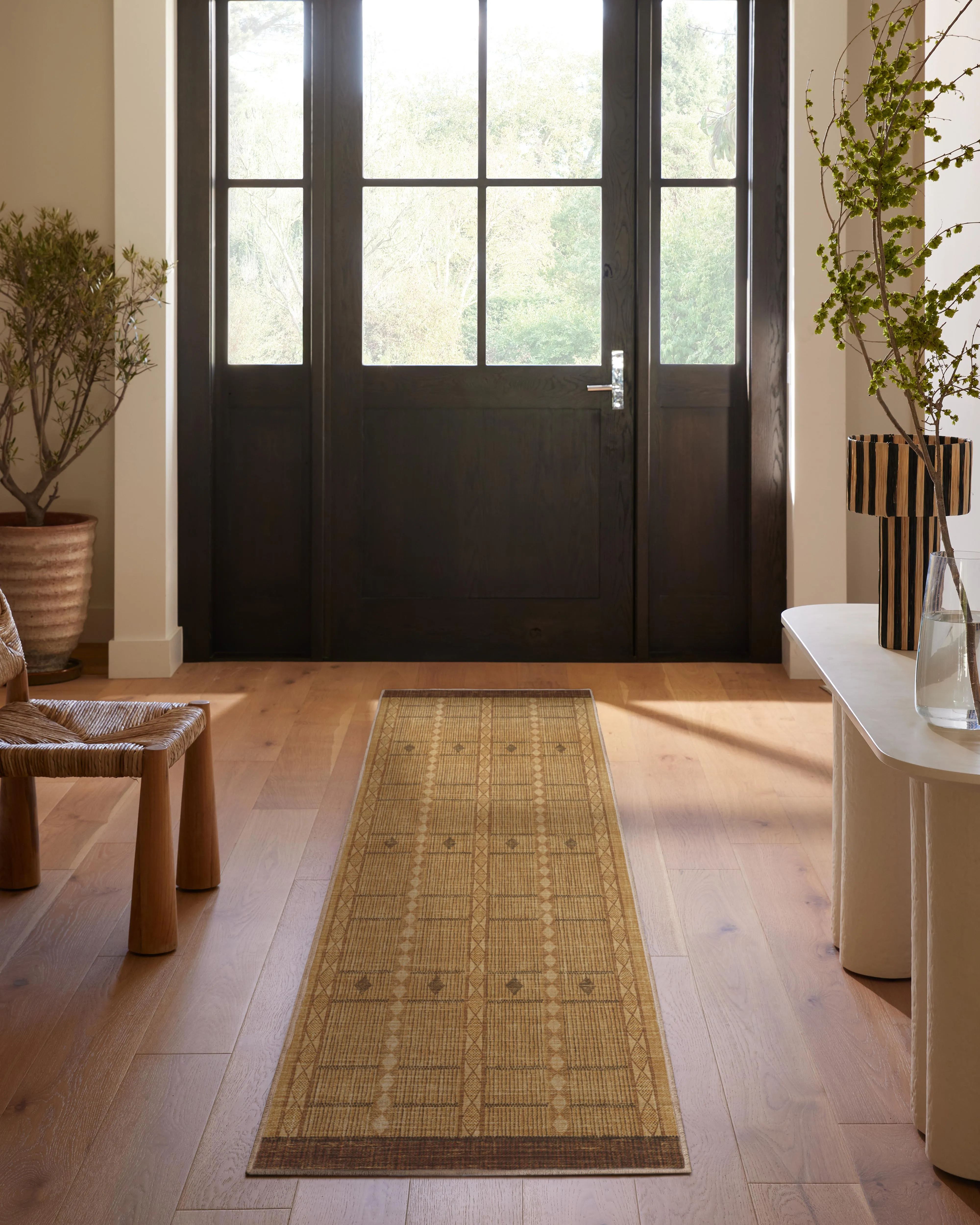 goop Remi Camel Brown Tufted Rug