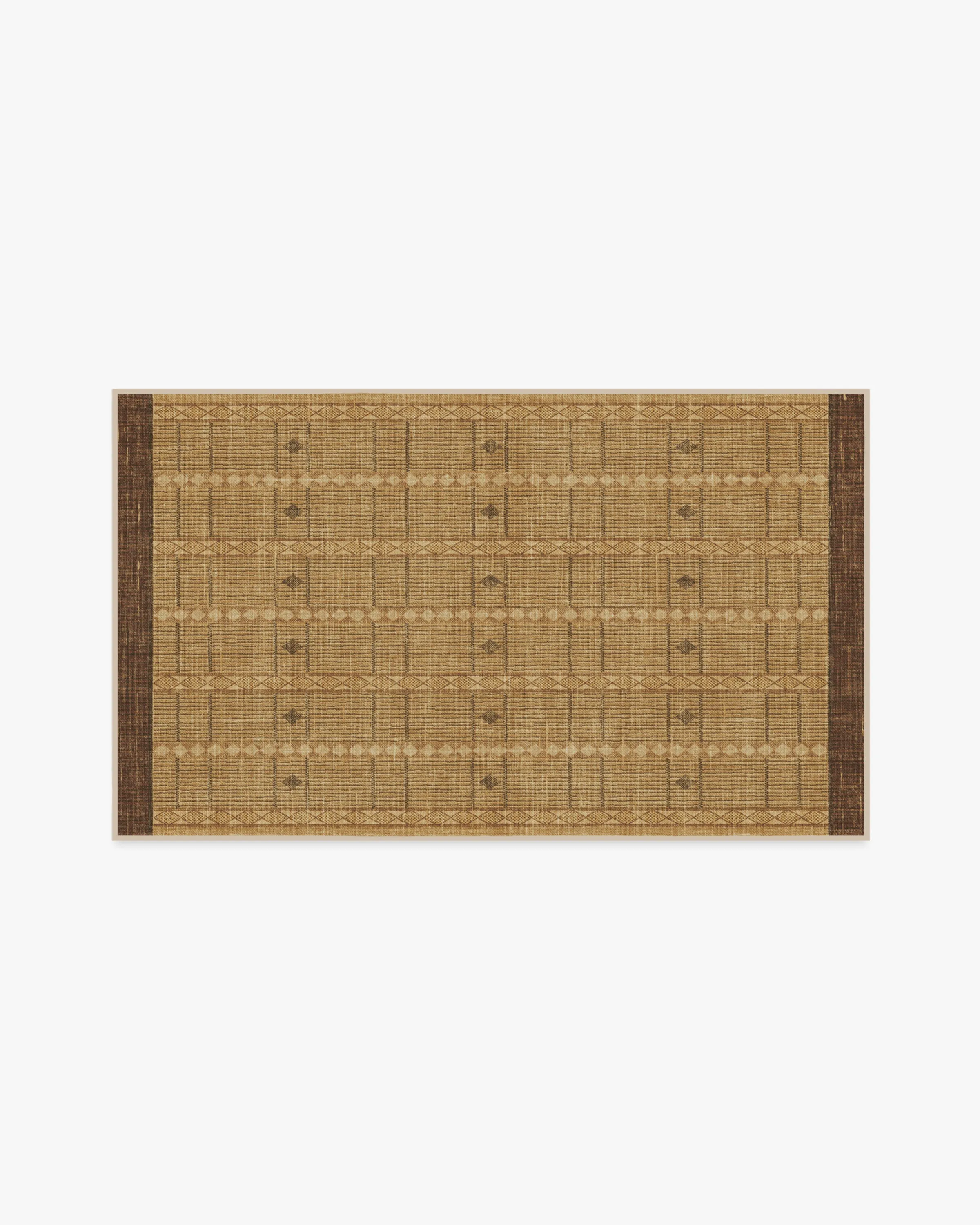 goop Remi Camel Brown Tufted Rug