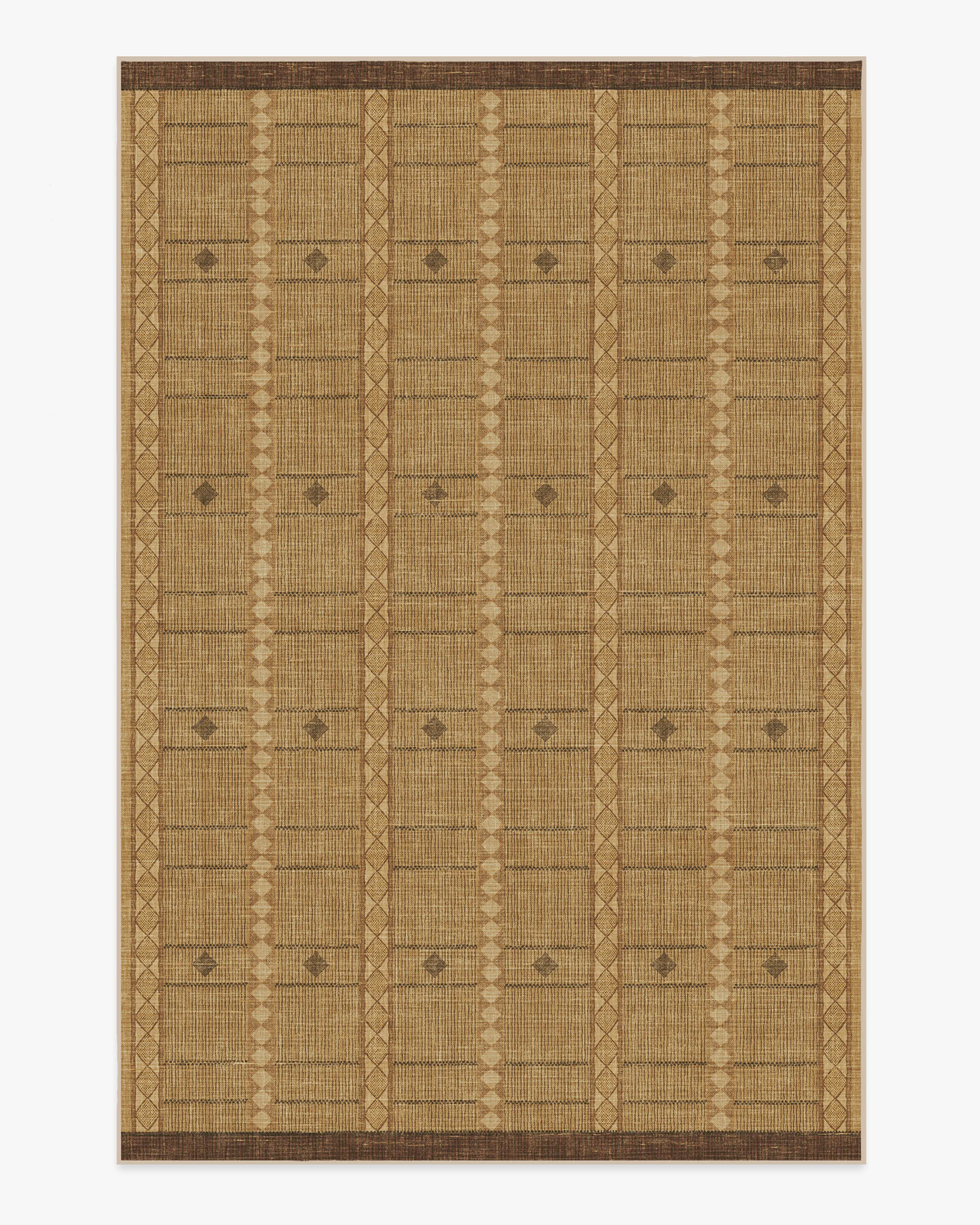 goop Remi Camel Brown Tufted Rug