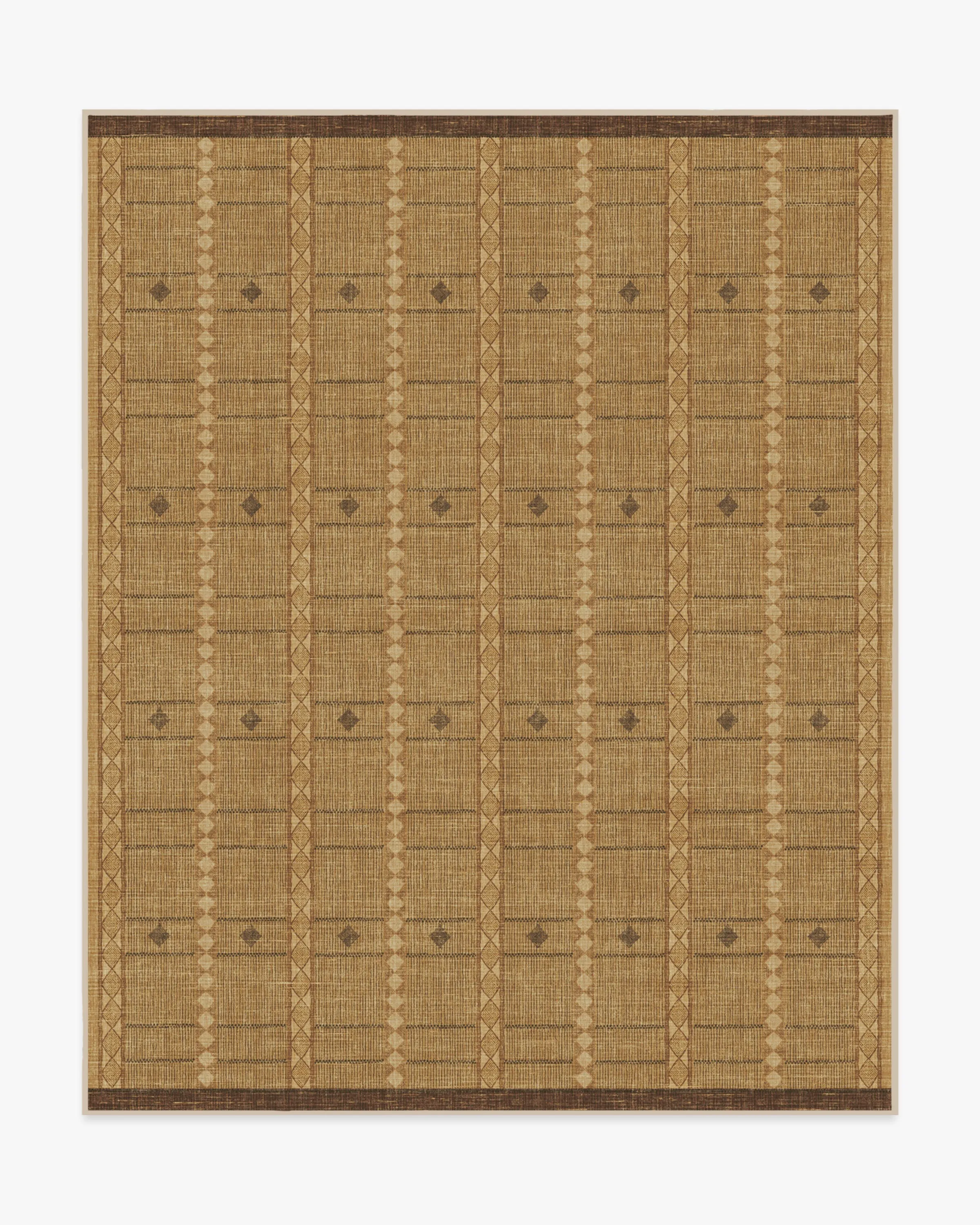 goop Remi Camel Brown Tufted Rug