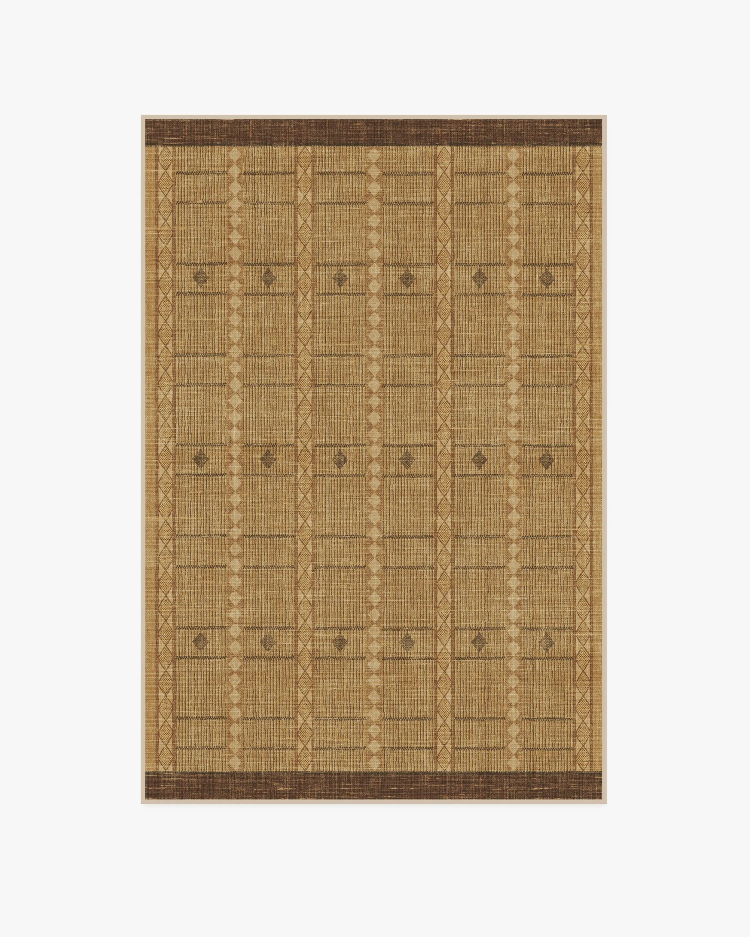 goop Remi Camel Brown Tufted Rug