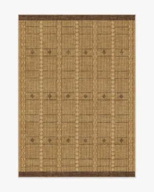 goop Remi Camel Brown Tufted Rug