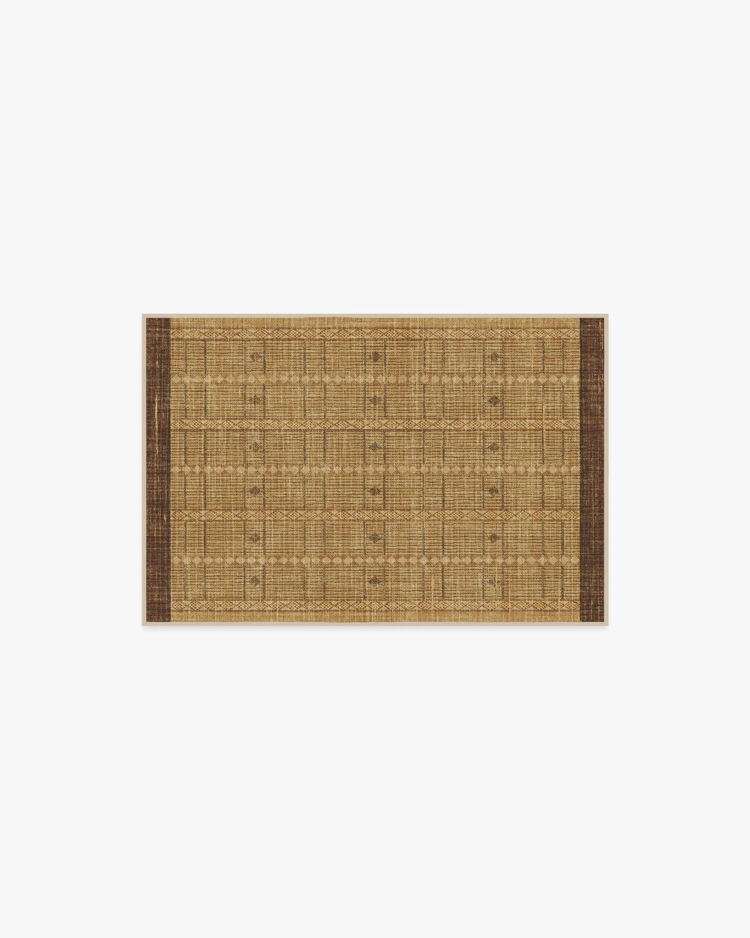 goop Remi Camel Brown Tufted Rug