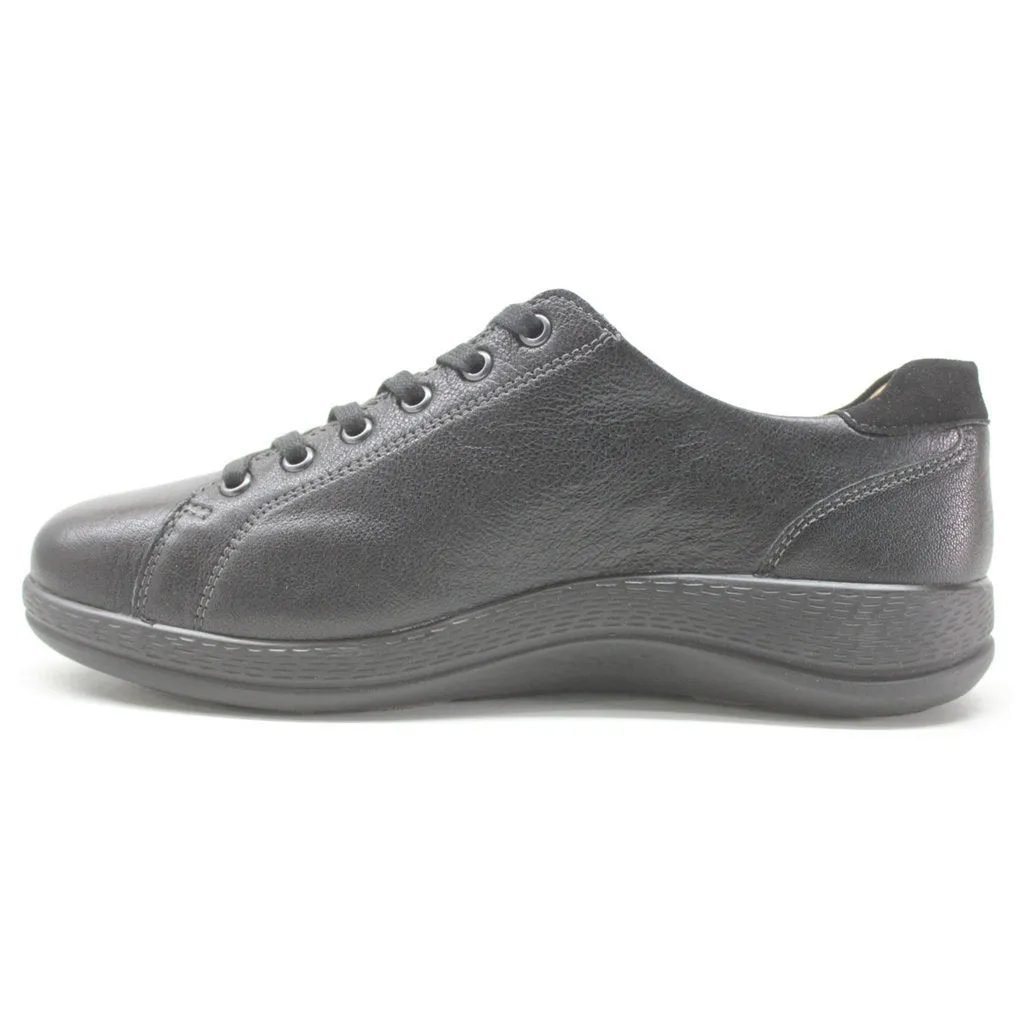 Holiday Leather Women's Low-top Zip & Lace Shoes