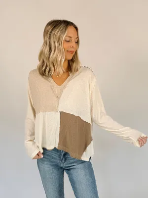 Kaitlyn Multi Patch Top