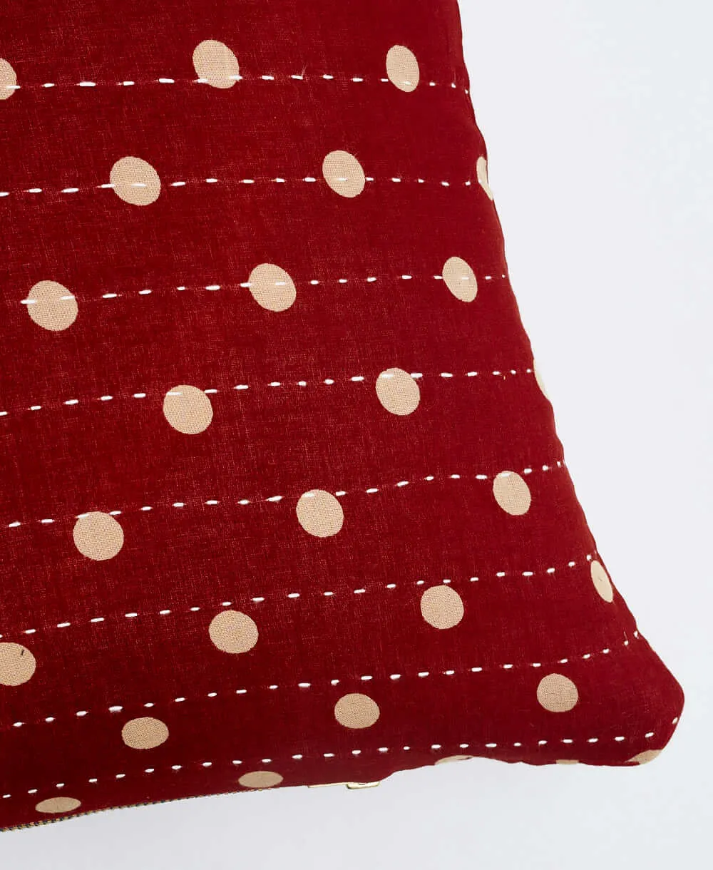 Kantha Lumbar Pillow - No. 240228