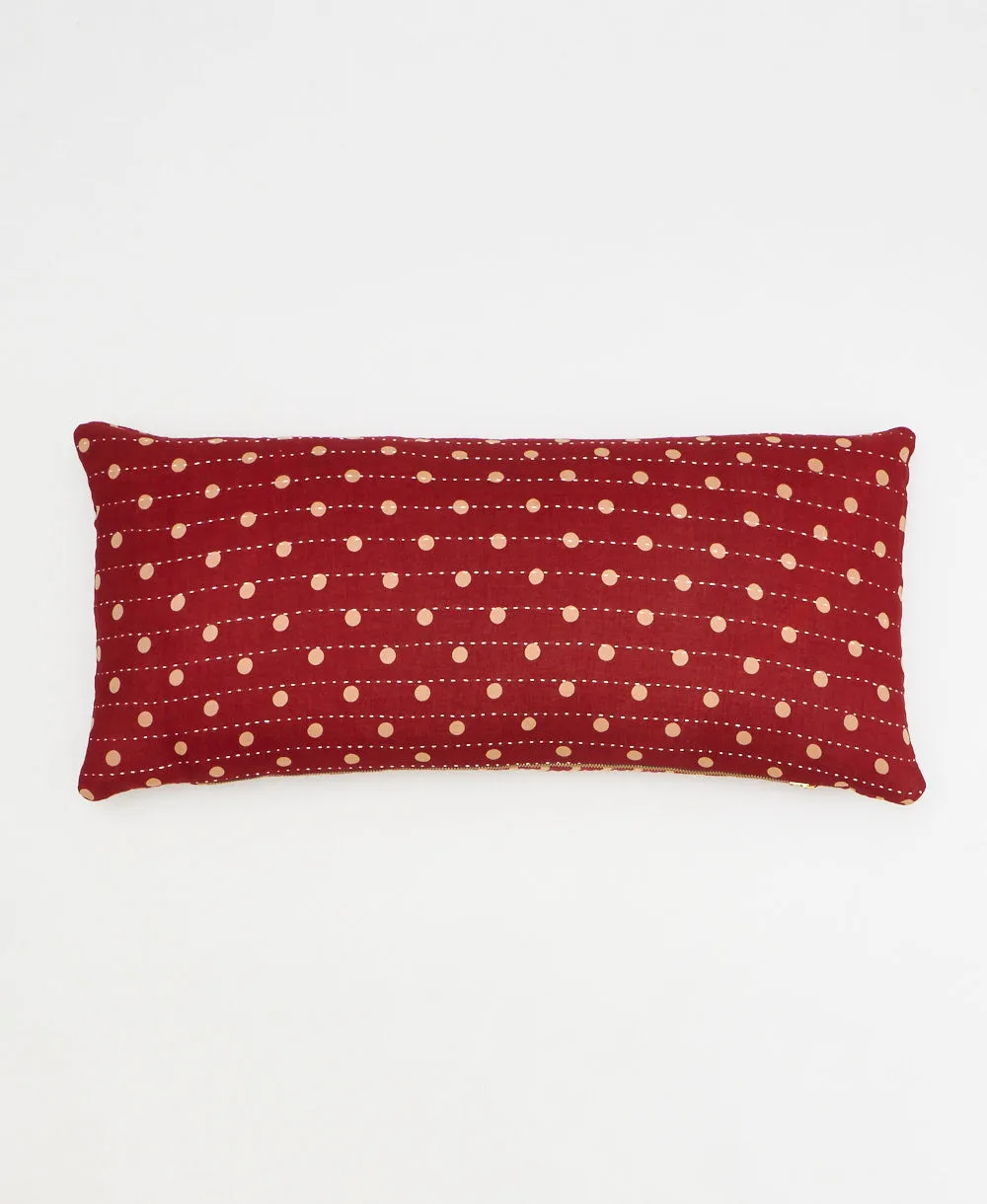 Kantha Lumbar Pillow - No. 240228
