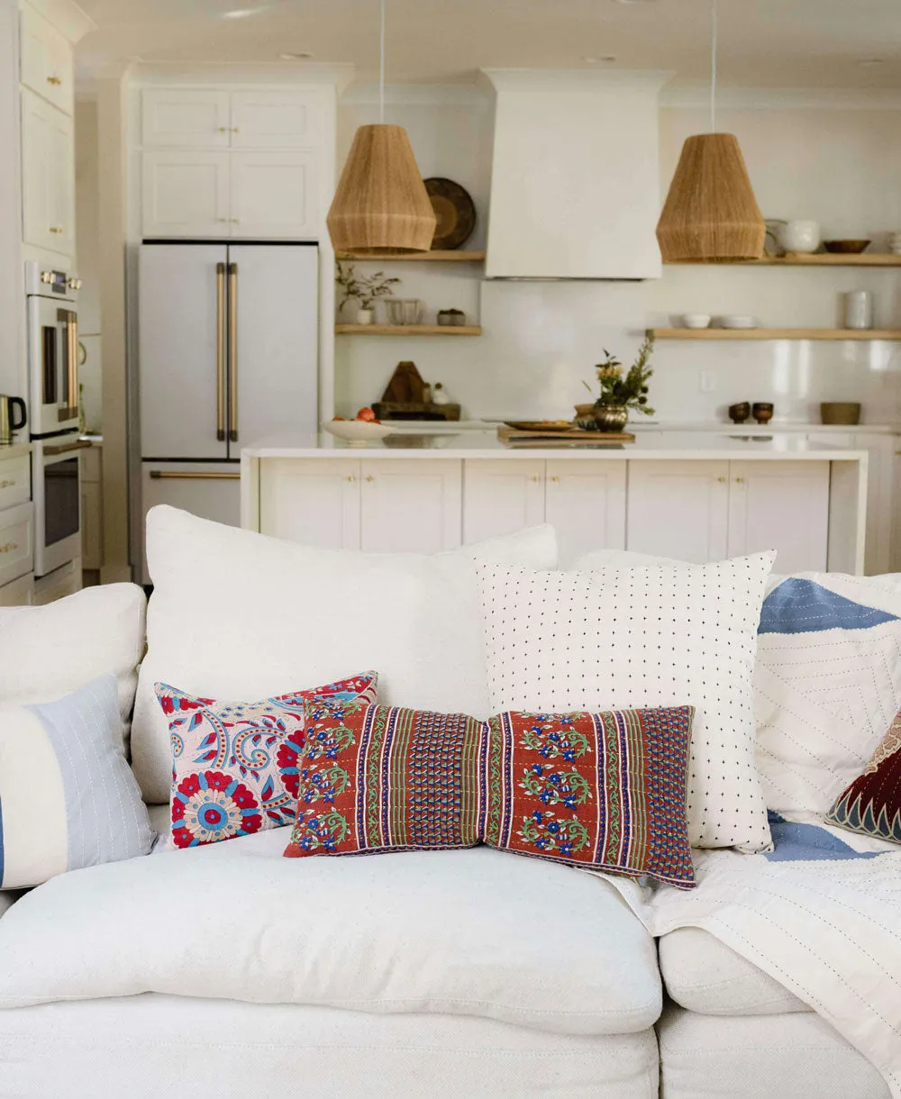 Kantha Lumbar Pillow - No. 240228