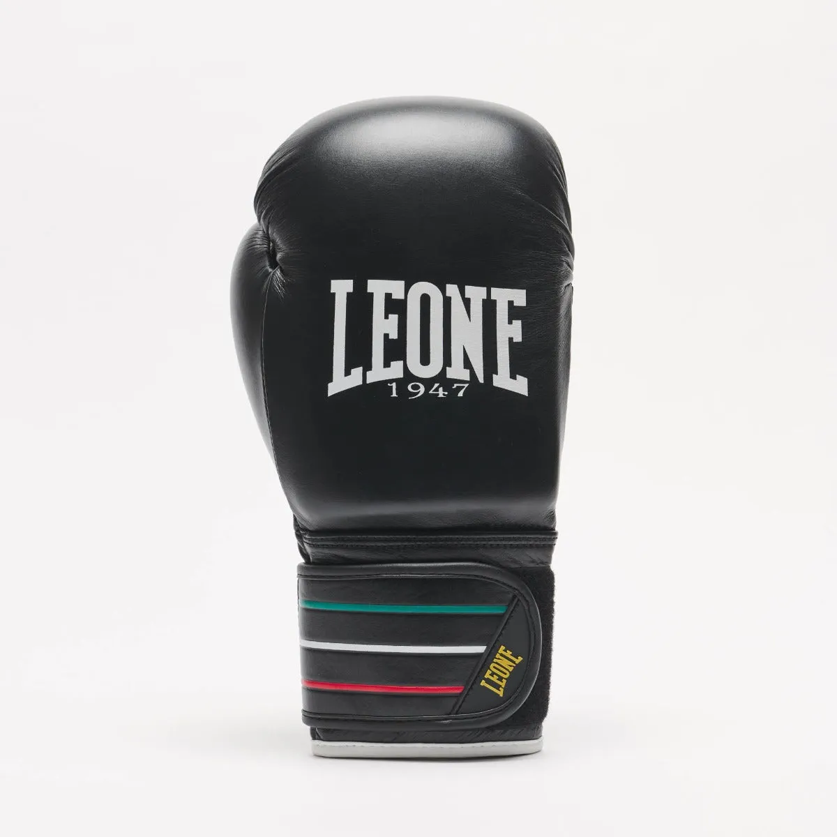 Leone Flag Boxing Gloves Black