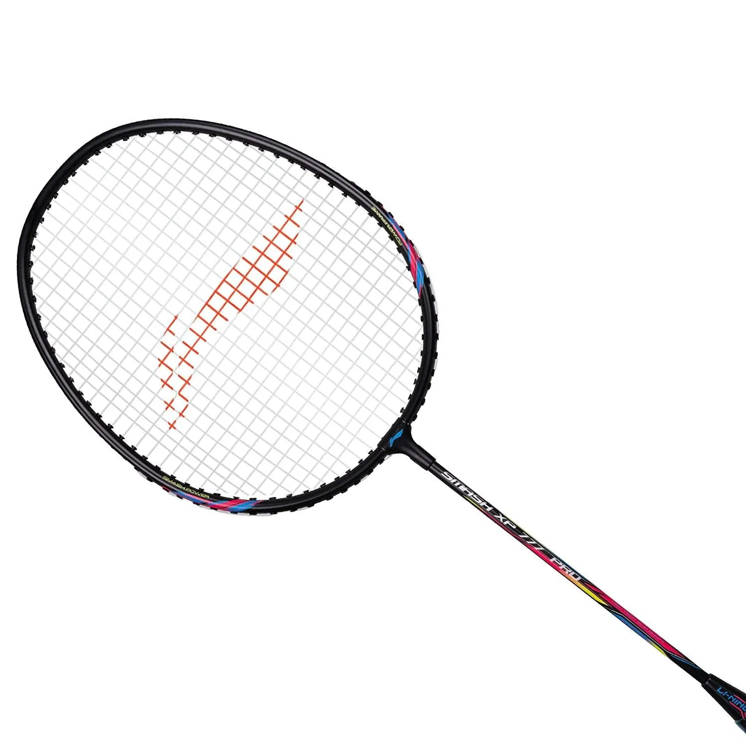 Li-Ning XP 777 PRO Strung Badminton Racket - Black/Pink (Set of 2)