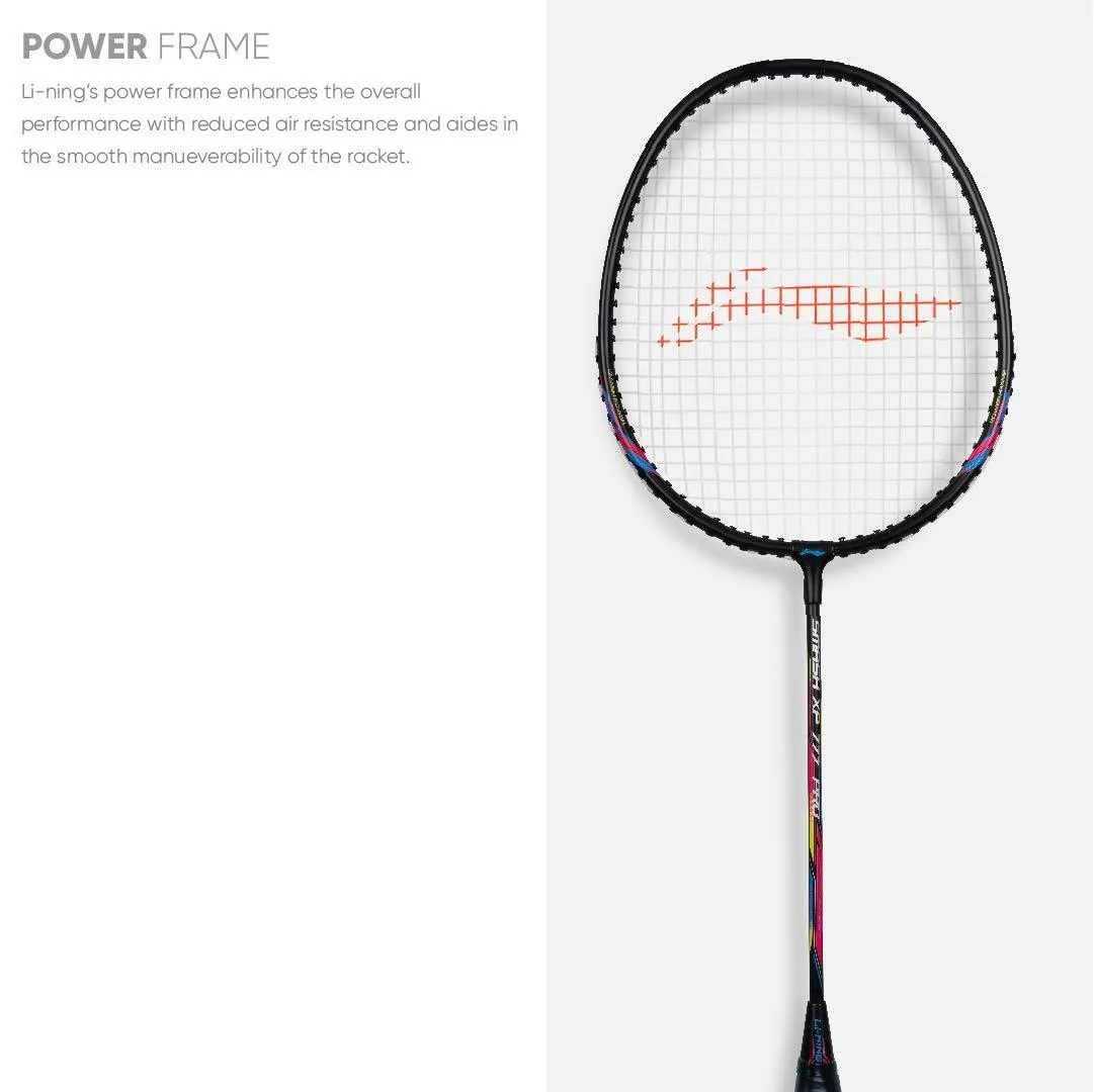 Li-Ning XP 777 PRO Strung Badminton Racket - Black/Pink (Set of 2)