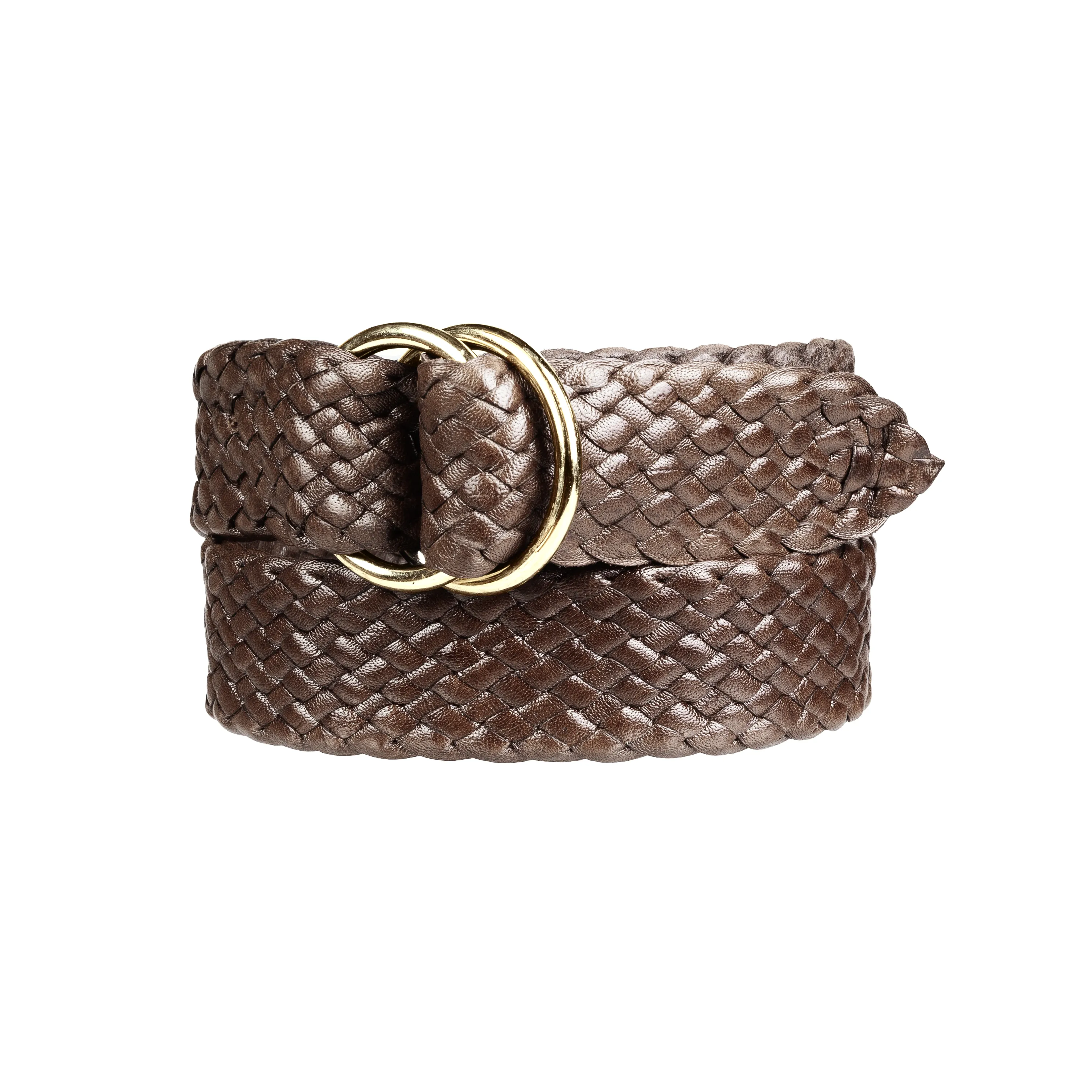 Longreach Kangaroo Plaited Mens Ring Belt (35mm Wide)