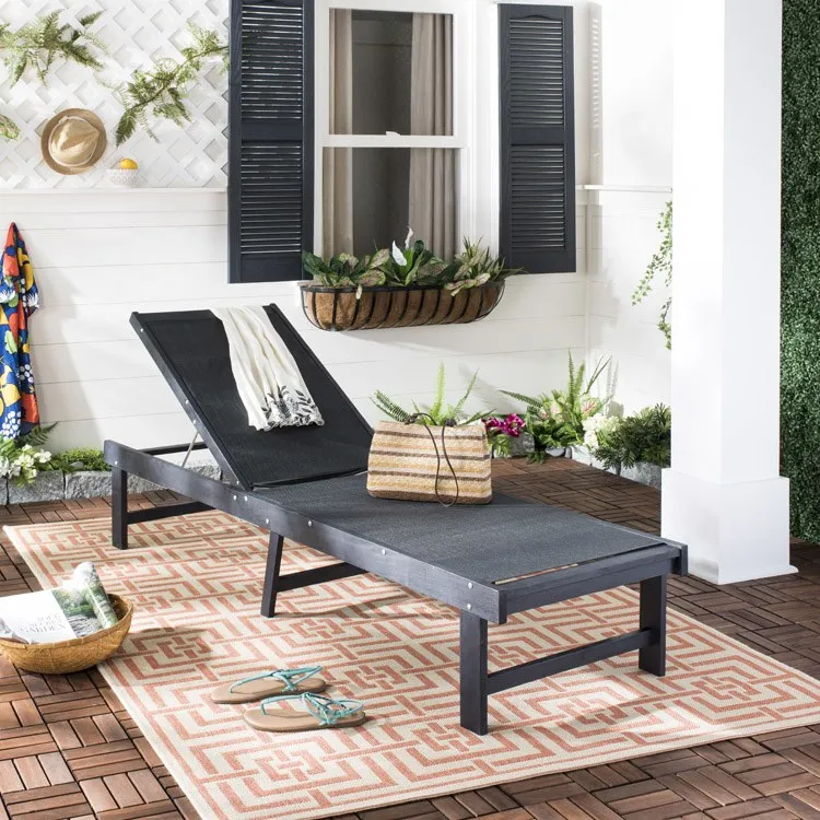 Manteca Lounge Chair - Dark Slate Gray