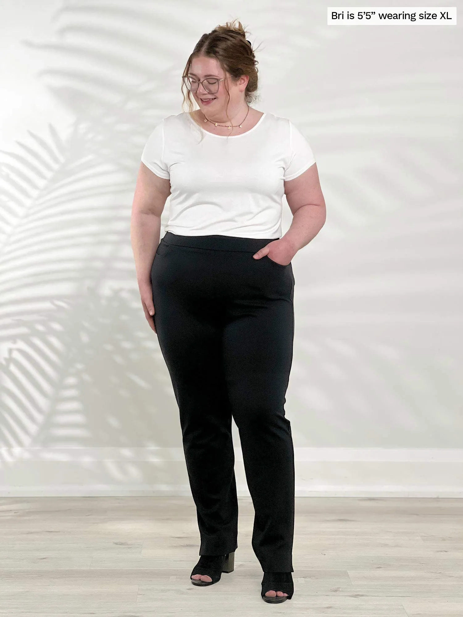 Marianna reversible neckline classic tee