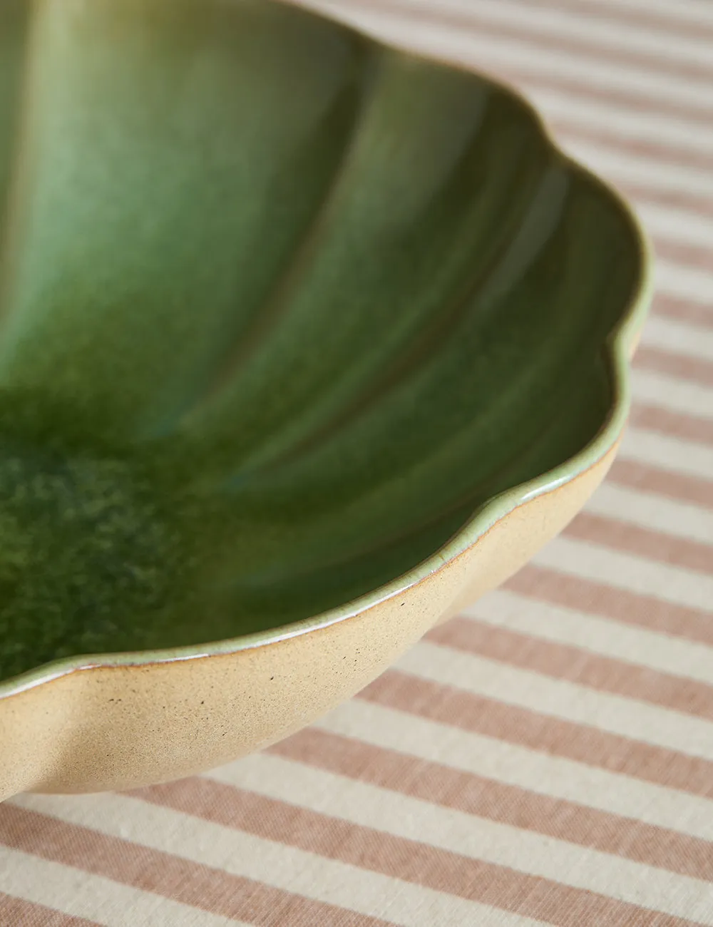 Marrakesh Olive Green Pasta Bowl