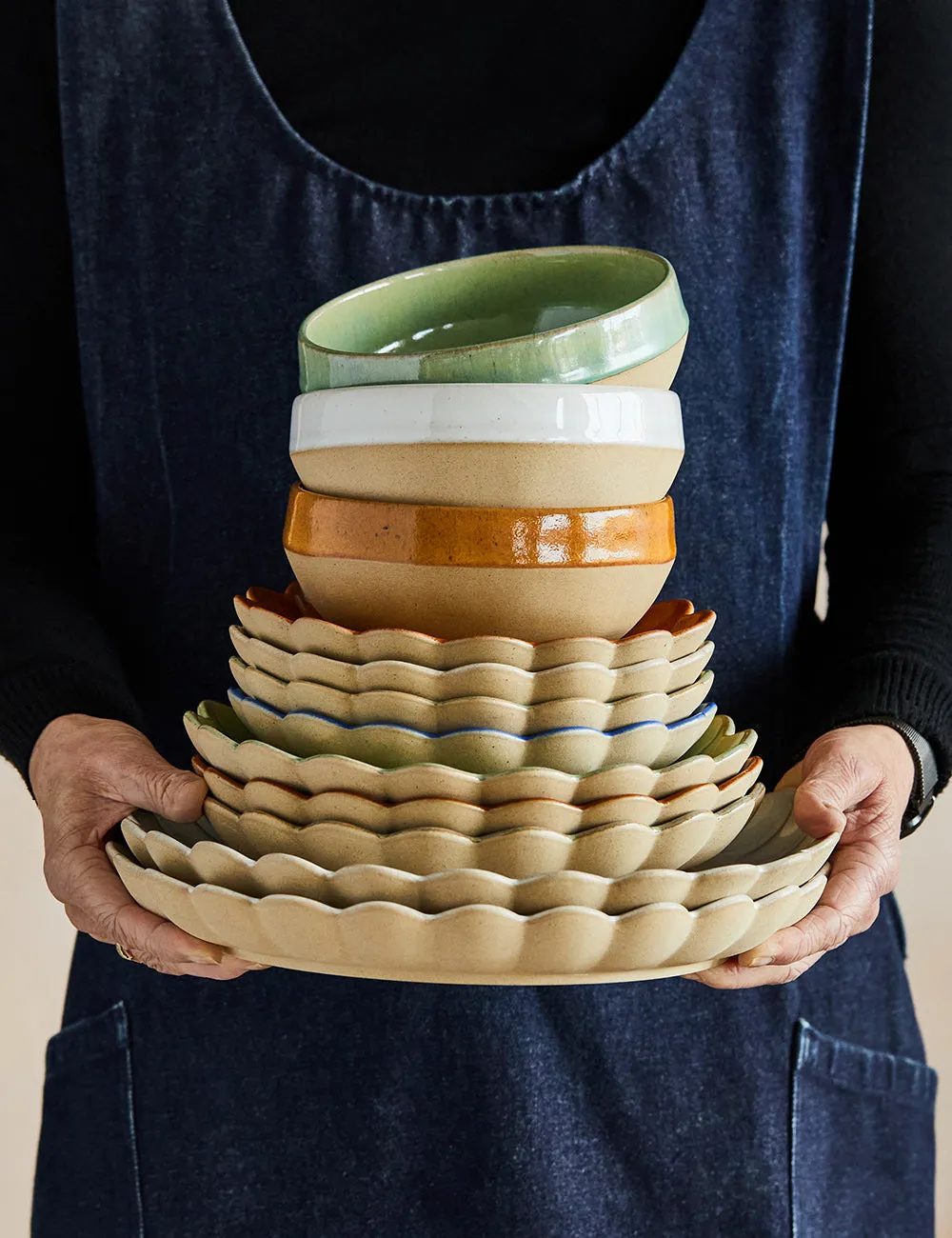 Marrakesh Olive Green Pasta Bowl