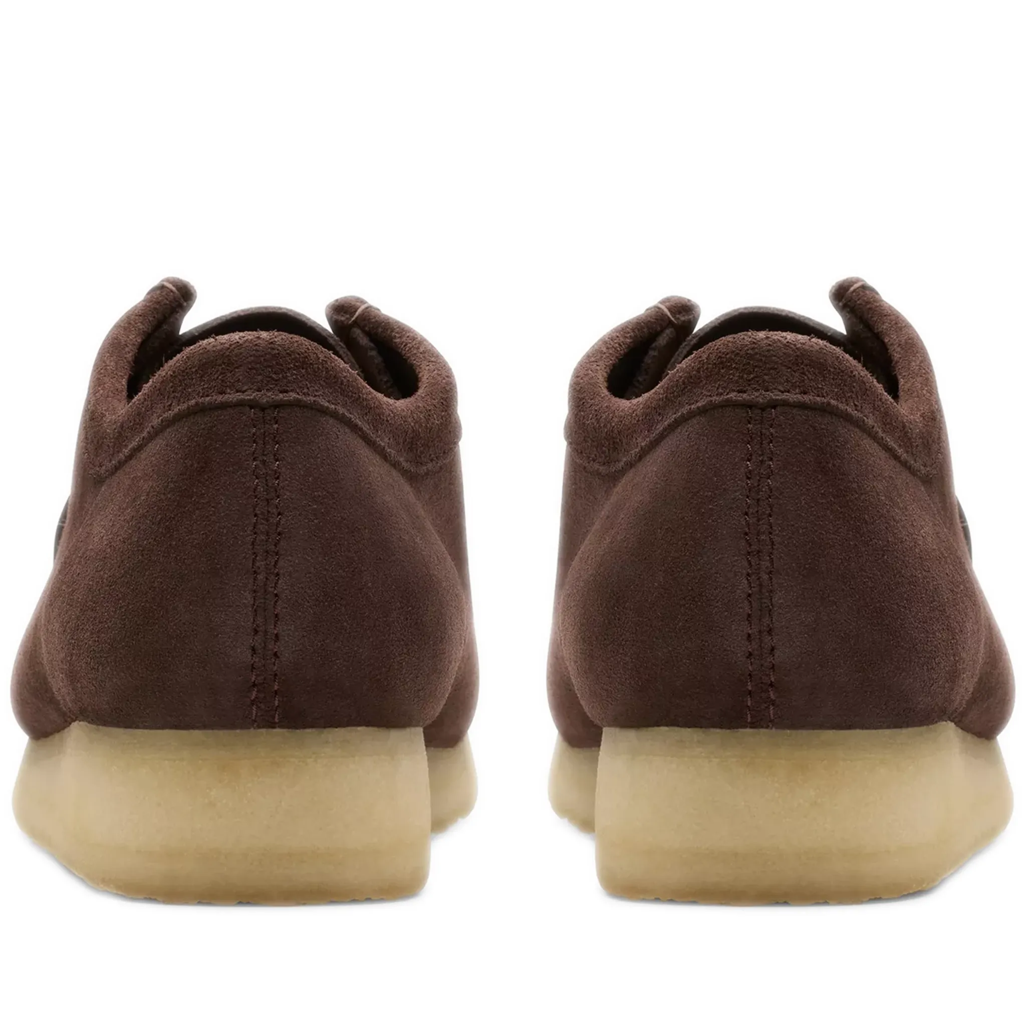Men's Clarks Wallabee Low - Dark Brown Suede