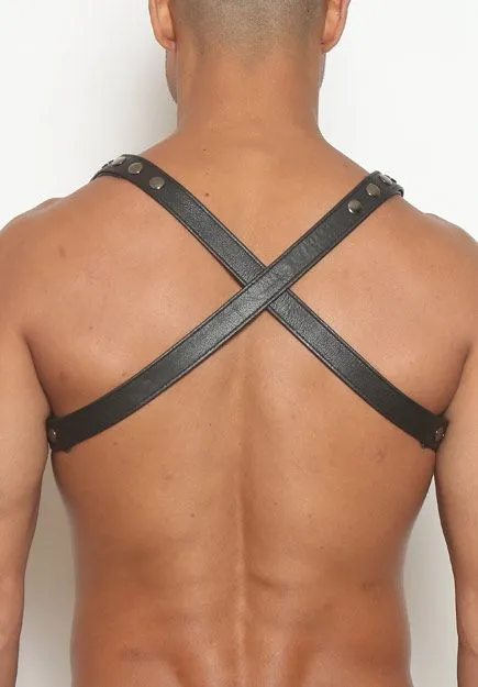 Mesh Leather Half-Harness
