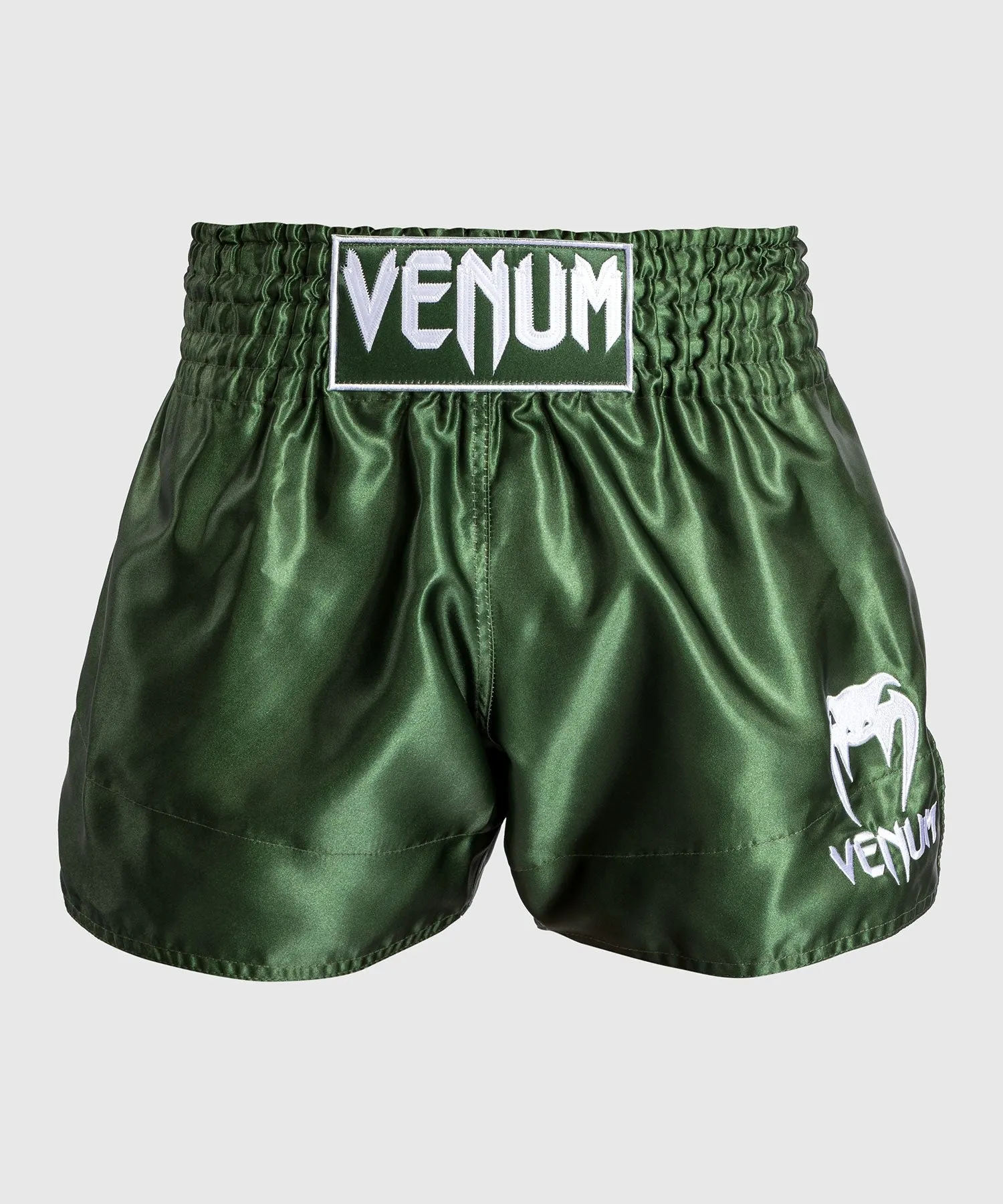 Muay Thai Shortsit - Venum - Classic - Khaki/Valkoinen