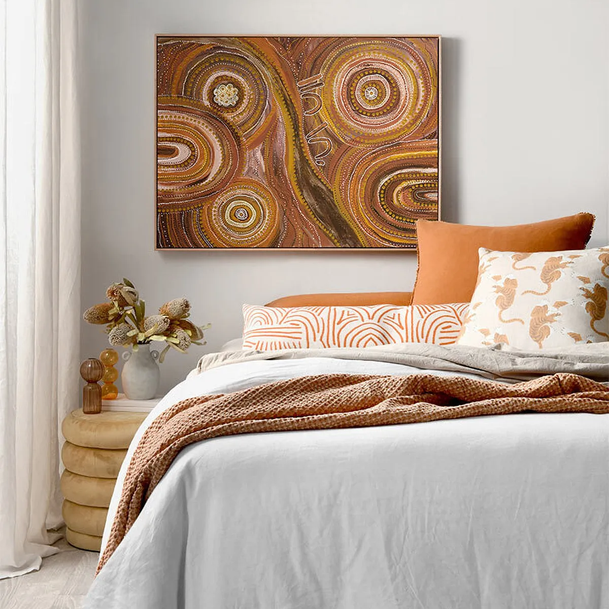 Ngurrbul Dark Landscape Art Print