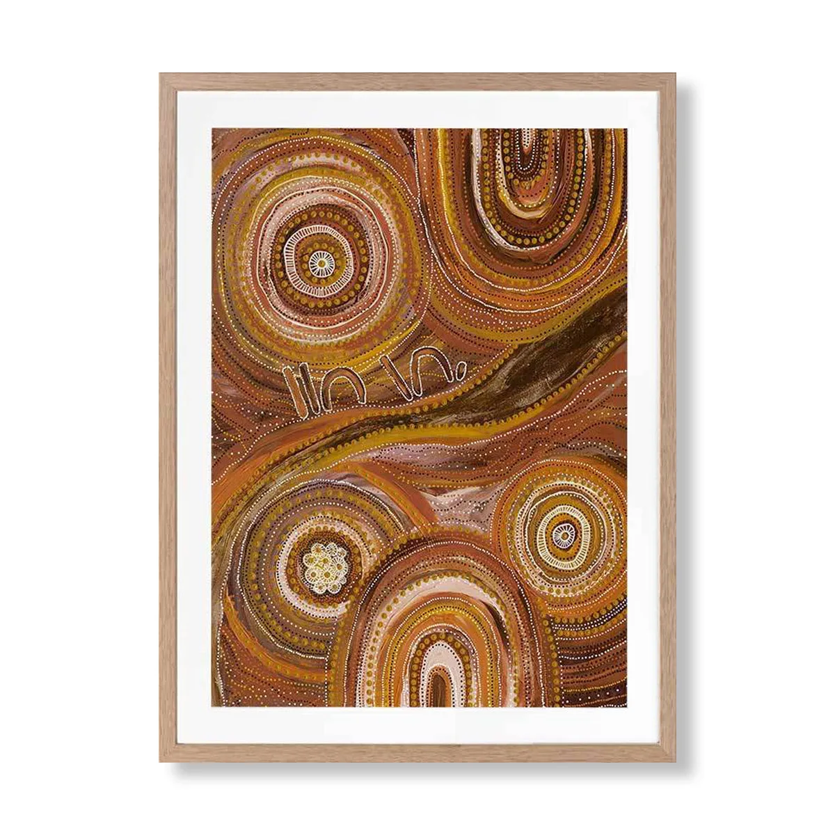 Ngurrbul Dark Portrait Art Print