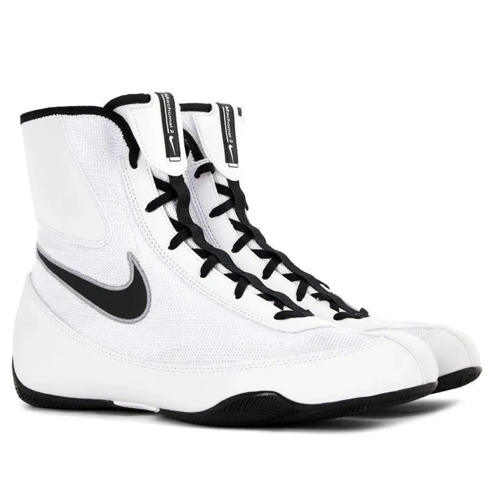 Nike Machomai 2 Boxing Boots Black/White/Grey 4.5 UK